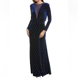 Tadashi Shoji women’s velvet gown